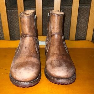 Bed Stu organic vegetable tanned boots distressed brown 8.5